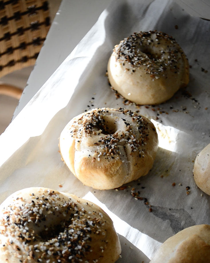 Sourdough Bagels, simplified
