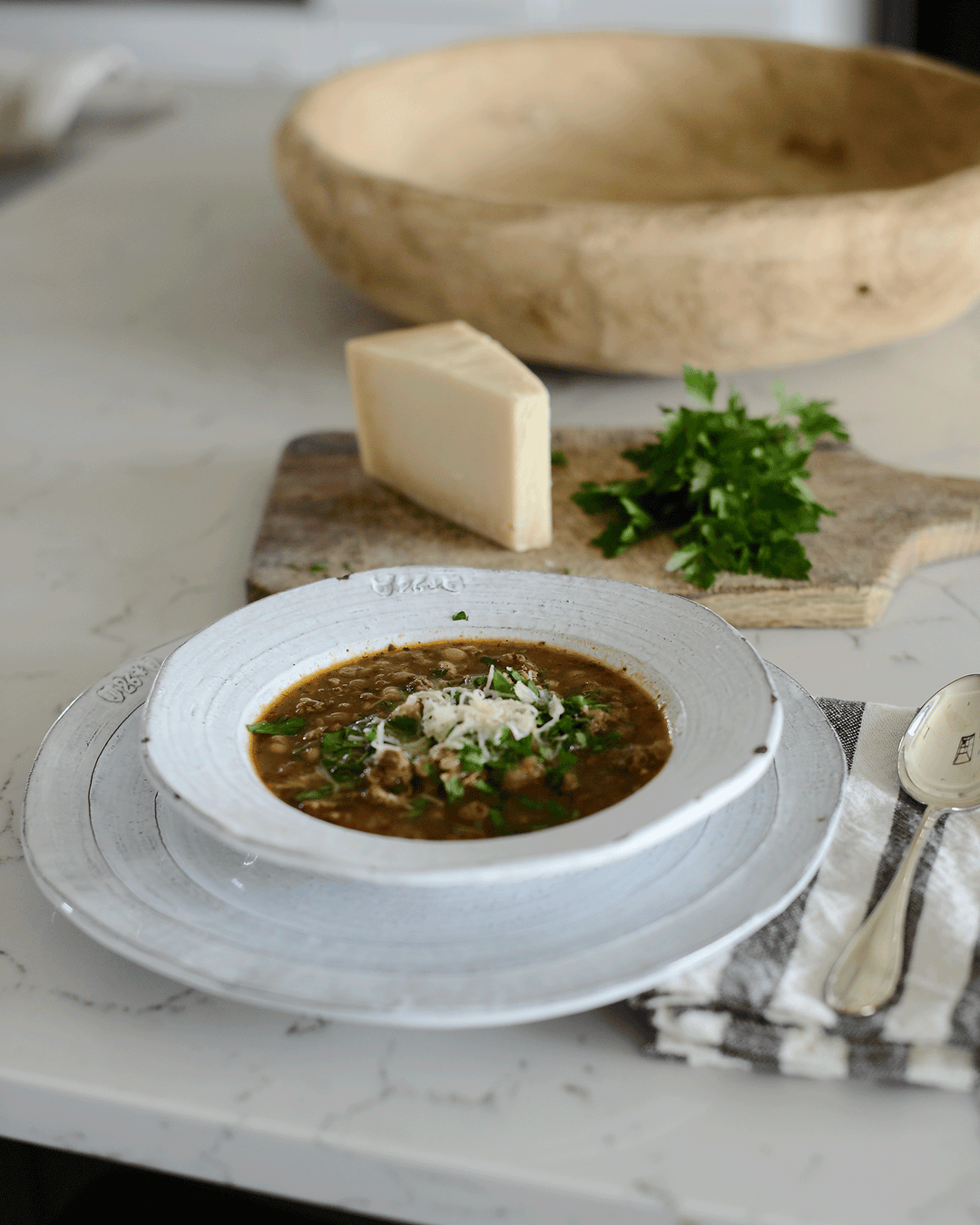 White bean and turkey chili