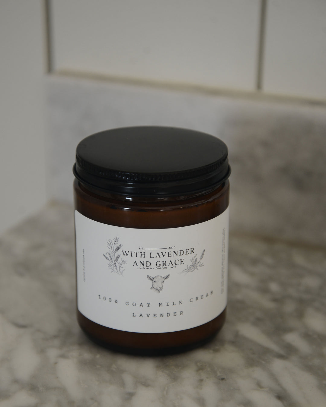 goat milk body cream, lavender